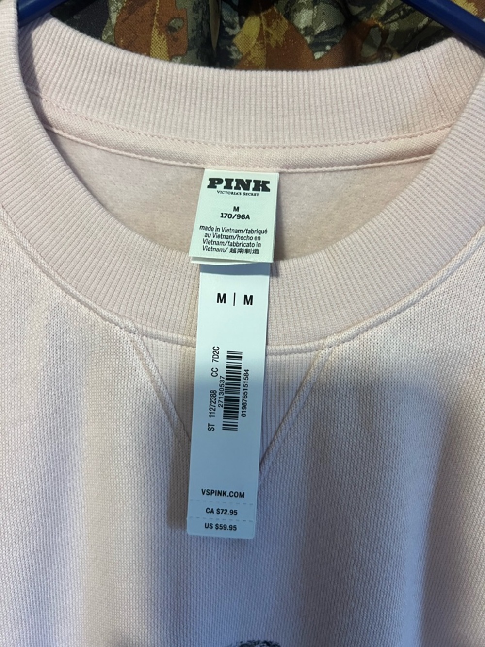 VS PINK campus crewneck NWT- PRICE FIRM - Picture 3 of 3